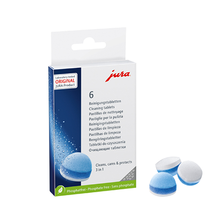 JURA 3 In 1 Reinigings Tablet 6 Stuks